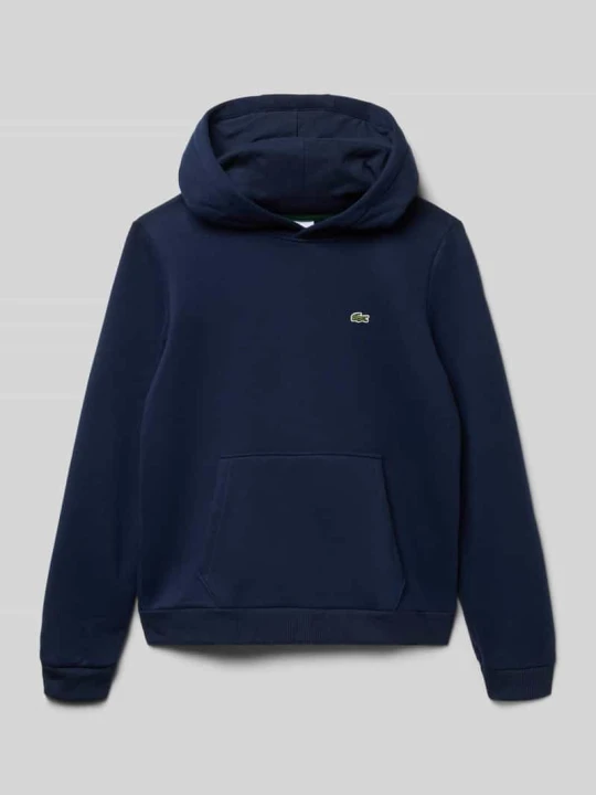 Zdjęcie produktu Bluza z kapturem o kroju regular fit z mieszanki bawełny Lacoste Granatowy