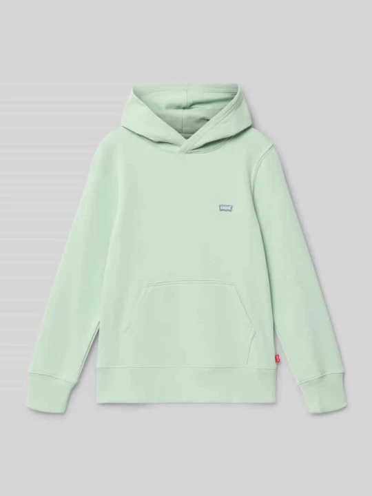 Zdjęcie produktu Bluza z kapturem o kroju regular fit z mieszanki bawełny Levi's Limonkowy