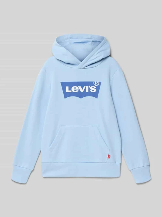 Zdjęcie produktu Bluza z kapturem o kroju regular fit z mieszanki bawełny Levi's Jasnoniebieski