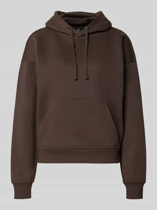 Zdjęcie produktu bluza z kapturem o kroju regular fit z mieszanki bawełny model 'BEST' Only Czekoladowy