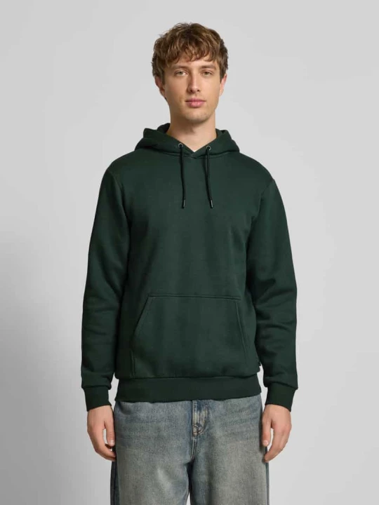Zdjęcie produktu Bluza z kapturem o kroju regular fit z mieszanki bawełny model ‘CERES’ Only & Sons Ciemnozielony