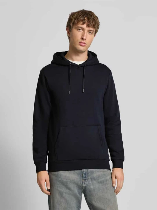 Zdjęcie produktu Bluza z kapturem o kroju regular fit z mieszanki bawełny model ‘CERES’ Only & Sons Ciemnoniebieski