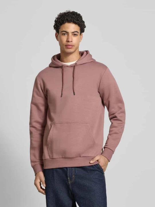 Zdjęcie produktu Bluza z kapturem o kroju regular fit z mieszanki bawełny model „CERES” Only & Sons Brudnoróżowy