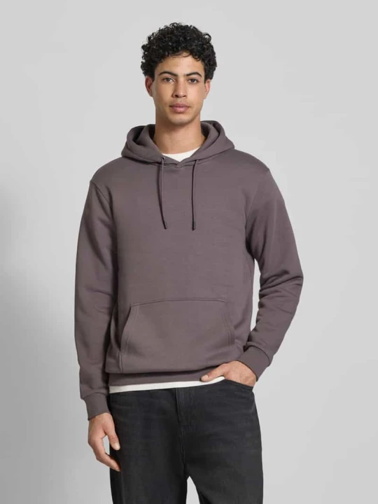 Zdjęcie produktu Bluza z kapturem o kroju regular fit z mieszanki bawełny model „CERES” Only & Sons Kamienny