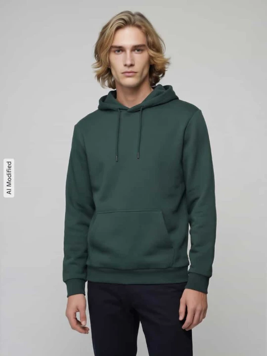 Zdjęcie produktu bluza z kapturem o kroju regular fit z mieszanki bawełny model 'CERES' Only & Sons Ciemnozielony