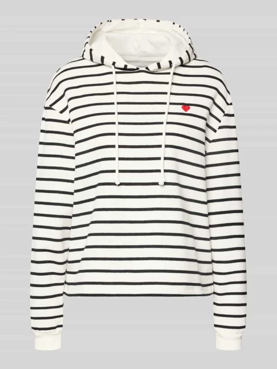 Zdjęcie produktu bluza z kapturem o kroju regular fit z mieszanki bawełny model 'CHILLI' Pieces Écru