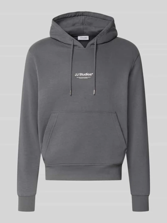 Zdjęcie produktu Bluza z kapturem o kroju regular fit z mieszanki bawełny model 'Soho' Jack&Jones Jasnoszary