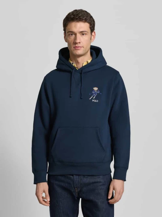 Zdjęcie produktu Bluza z kapturem o kroju regular fit z mieszanki bawełny Polo Ralph Lauren Granatowy