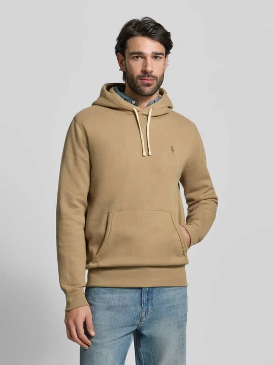 Zdjęcie produktu Bluza z kapturem o kroju regular fit z mieszanki bawełny Polo Ralph Lauren Orzechowy