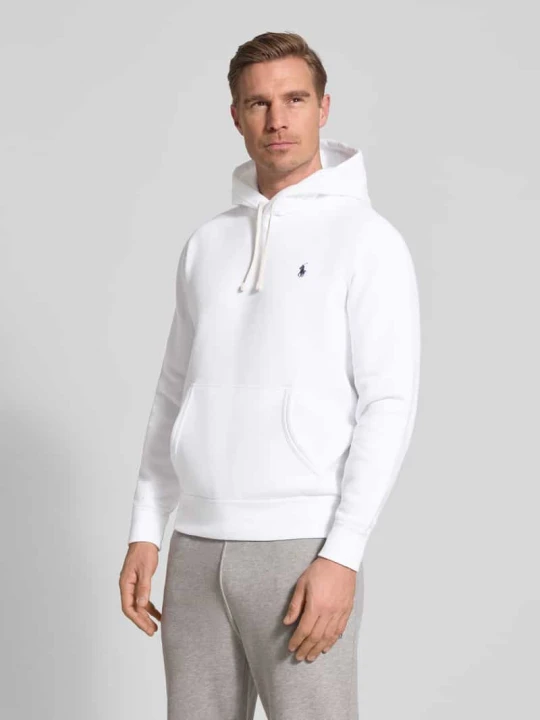Zdjęcie produktu Bluza z kapturem o kroju regular fit z mieszanki bawełny Polo Ralph Lauren Biały