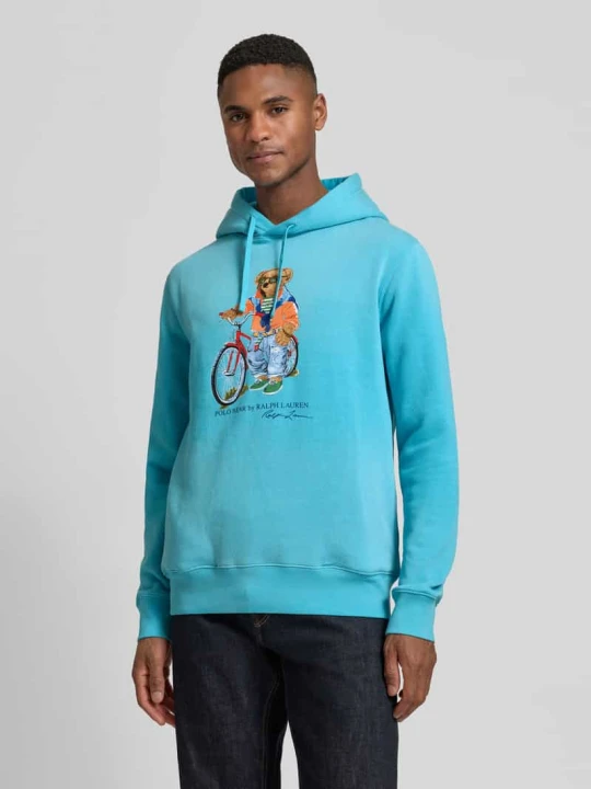 Zdjęcie produktu Bluza z kapturem o kroju regular fit z mieszanki bawełny Polo Ralph Lauren Morski