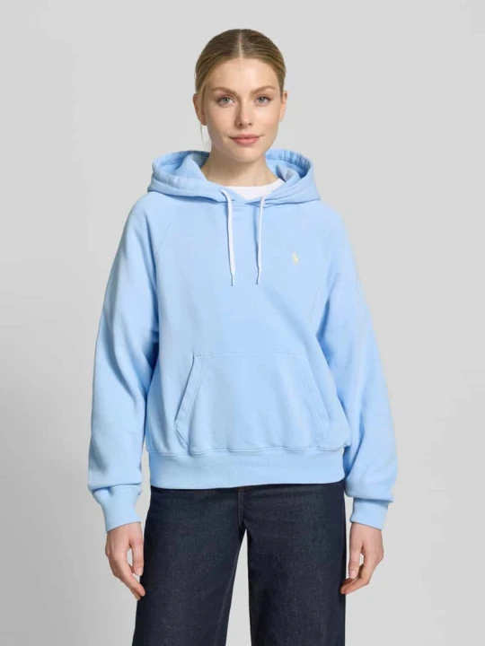 Zdjęcie produktu Bluza z kapturem o kroju regular fit z mieszanki bawełny Polo Ralph Lauren Jasnoniebieski