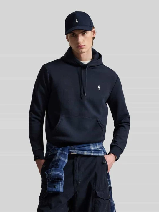 Zdjęcie produktu bluza z kapturem o kroju regular fit z mieszanki bawełny Polo Ralph Lauren Granatowy