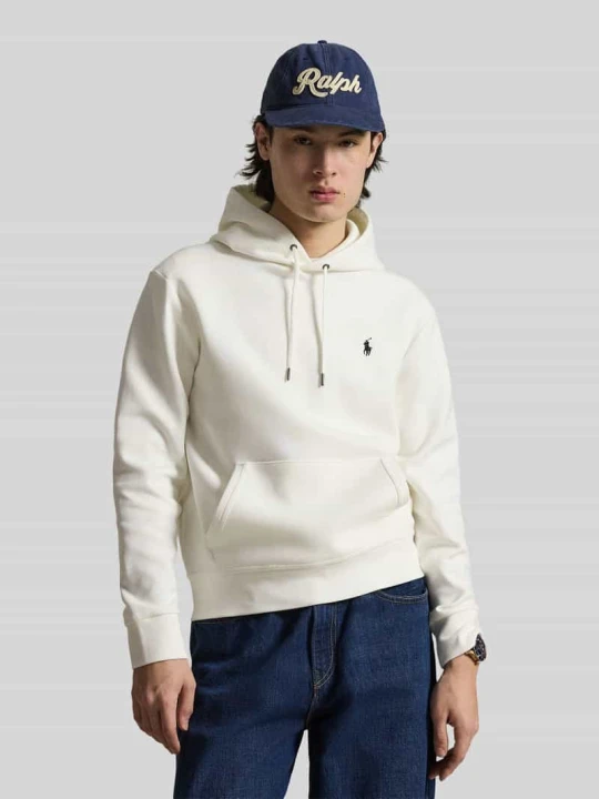 Zdjęcie produktu bluza z kapturem o kroju regular fit z mieszanki bawełny Polo Ralph Lauren Biały