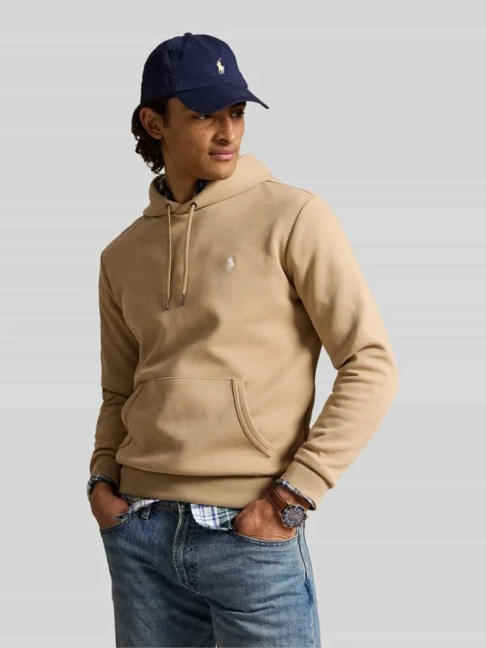 Zdjęcie produktu bluza z kapturem o kroju regular fit z mieszanki bawełny Polo Ralph Lauren Beżowy
