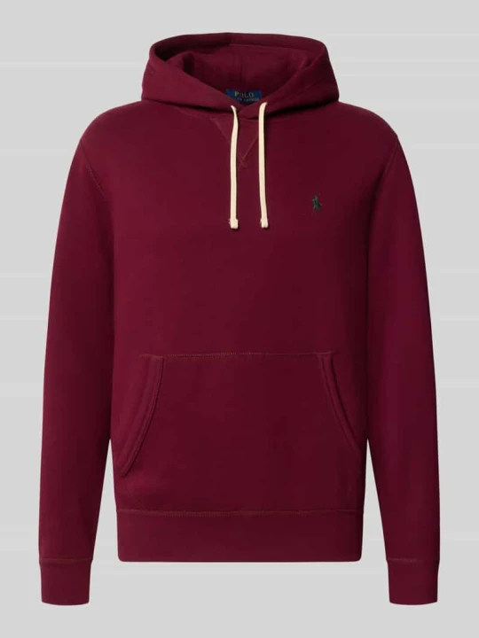 Zdjęcie produktu bluza z kapturem o kroju regular fit z mieszanki bawełny Polo Ralph Lauren Bordowy