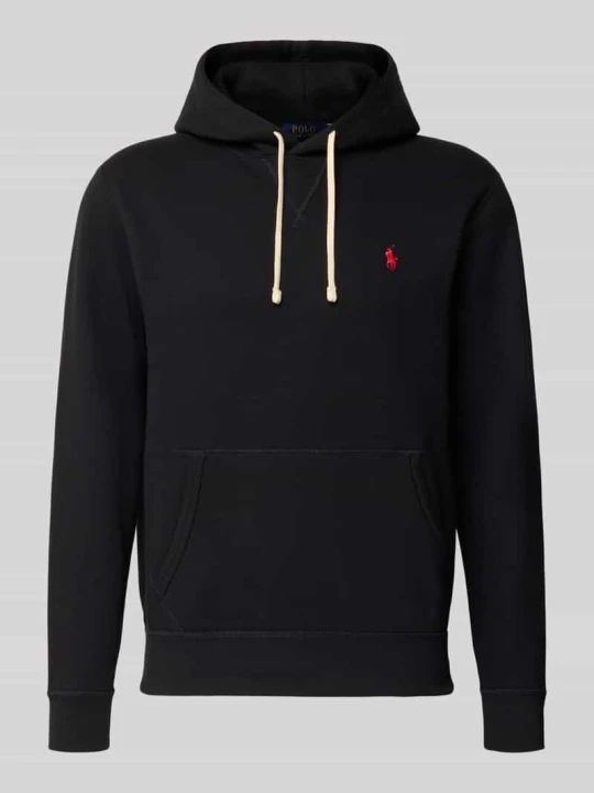 Zdjęcie produktu bluza z kapturem o kroju regular fit z mieszanki bawełny Polo Ralph Lauren Czarny
