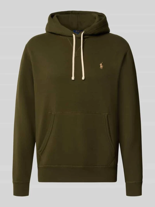 Zdjęcie produktu bluza z kapturem o kroju regular fit z mieszanki bawełny Polo Ralph Lauren Oliwkowy