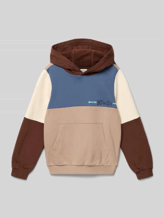 Zdjęcie produktu Bluza z kapturem o kroju regular fit z mieszanki bawełny s.Oliver Beżowy