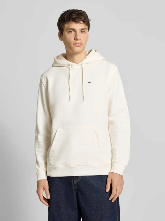 Zdjęcie produktu Bluza z kapturem o kroju regular fit z mieszanki bawełny Tommy Jeans Złamany biały