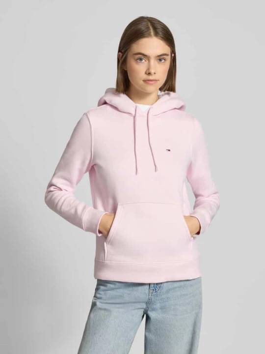 Zdjęcie produktu Bluza z kapturem o kroju regular fit z mieszanki bawełny Tommy Jeans Jasnoróżowy