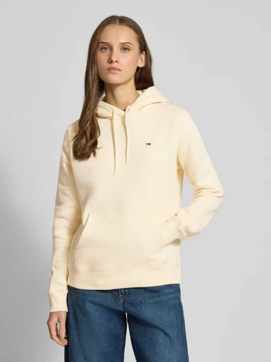 Zdjęcie produktu Bluza z kapturem o kroju regular fit z mieszanki bawełny Tommy Jeans Żółty