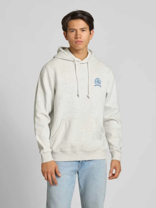 Zdjęcie produktu Bluza z kapturem o kroju regular fit z mieszanki bawełny Tommy Jeans Jasnoszary melanż