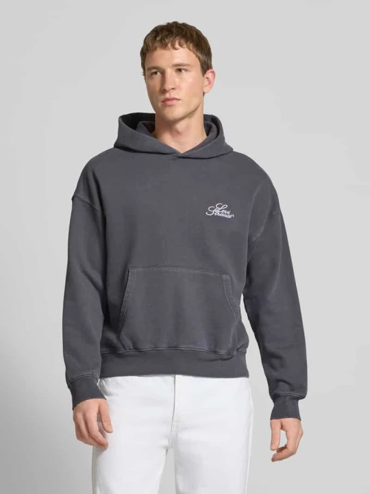 Zdjęcie produktu Bluza z kapturem o kroju relaxed fit z czystej bawełny model 'TWO HORSE' Levi's Antracytowy