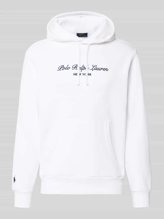 Zdjęcie produktu Bluza z kapturem o kroju relaxed fit z mieszanki bawełny Polo Ralph Lauren Biały