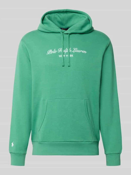 Zdjęcie produktu Bluza z kapturem o kroju relaxed fit z mieszanki bawełny Polo Ralph Lauren Jasnozielony