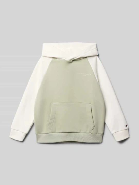 Zdjęcie produktu Bluza z kapturem o kroju relaxed fit z mieszanki bawełny Tommy Hilfiger Trzcinowy