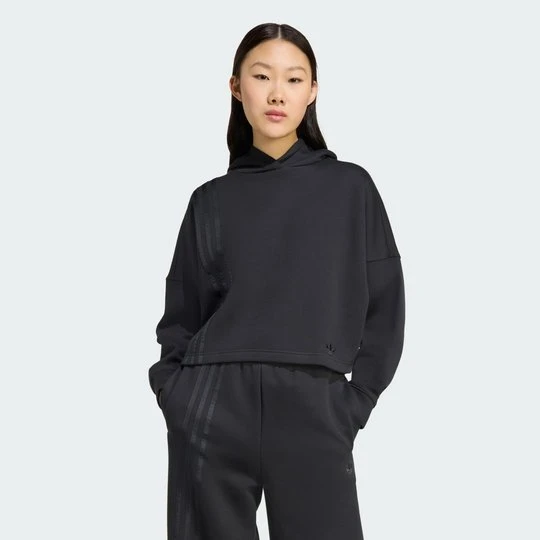 Zdjęcie produktu Bluza z kapturem Off Placed 3-Stripes Adidas czarny