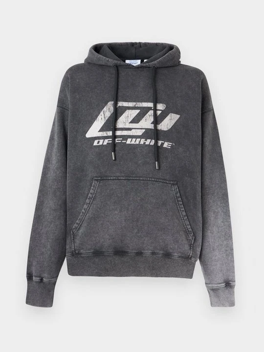 Zdjęcie produktu Bluza z kapturem Off White czarny