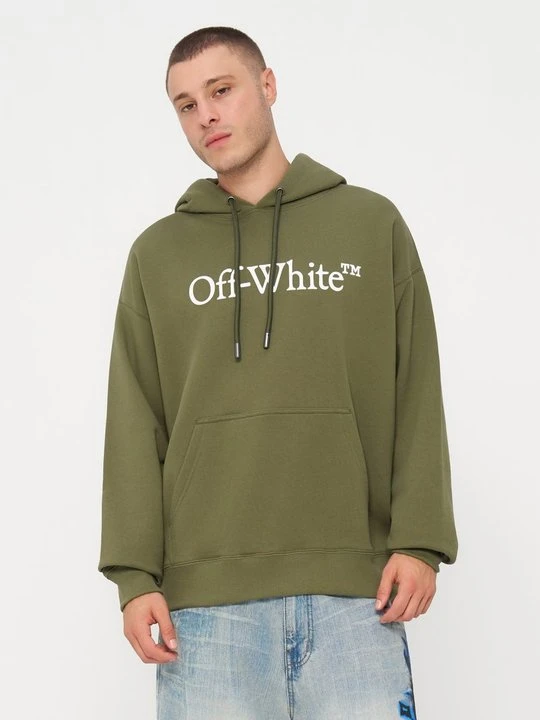 Zdjęcie produktu Bluza z kapturem Off White khaki
