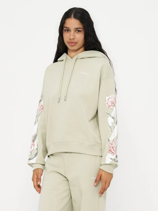 Zdjęcie produktu Bluza z kapturem Off White zielony