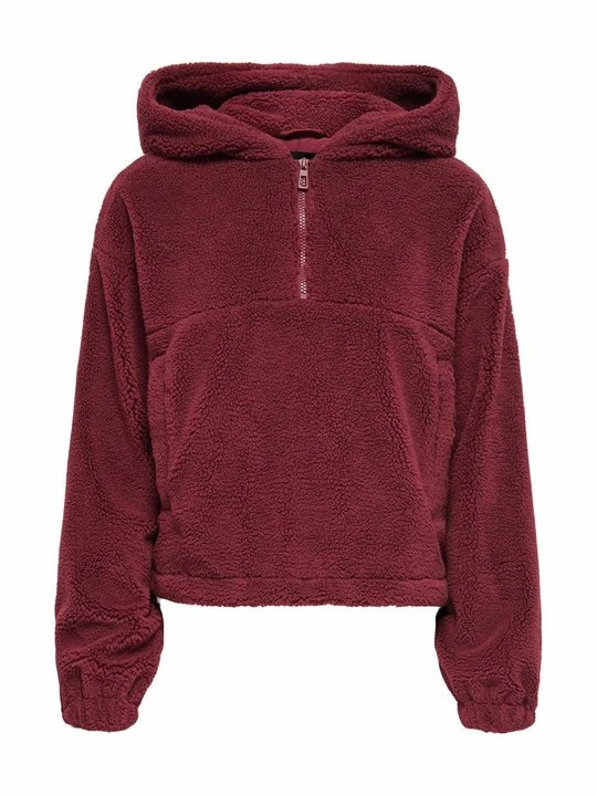 Zdjęcie produktu Bluza z kapturem Only ciemnoczerwony