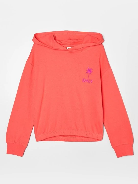 Zdjęcie produktu Bluza z kapturem ONLY GIRLS koralowy