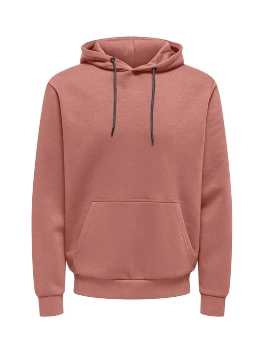 Zdjęcie produktu Bluza z kapturem Only & Sons jasnoróżowy