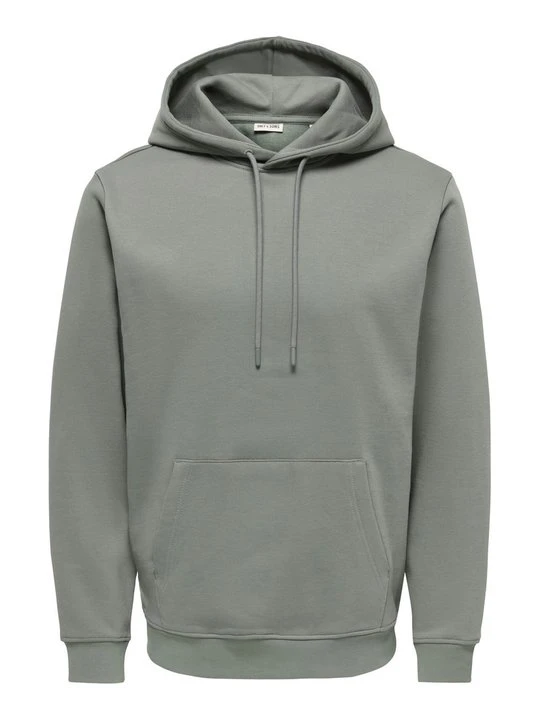 Zdjęcie produktu Bluza z kapturem Only & Sons szary