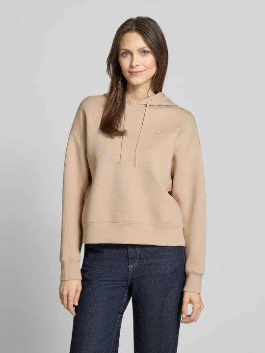 Zdjęcie produktu Bluza z kapturem Oversized z Mieszanka bawełny Lacoste Beżowy