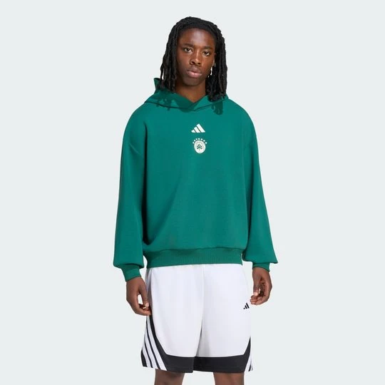 Zdjęcie produktu BLUZA Z KAPTUREM PANATHINAIKOS ATENY BB Adidas Collegiate Green