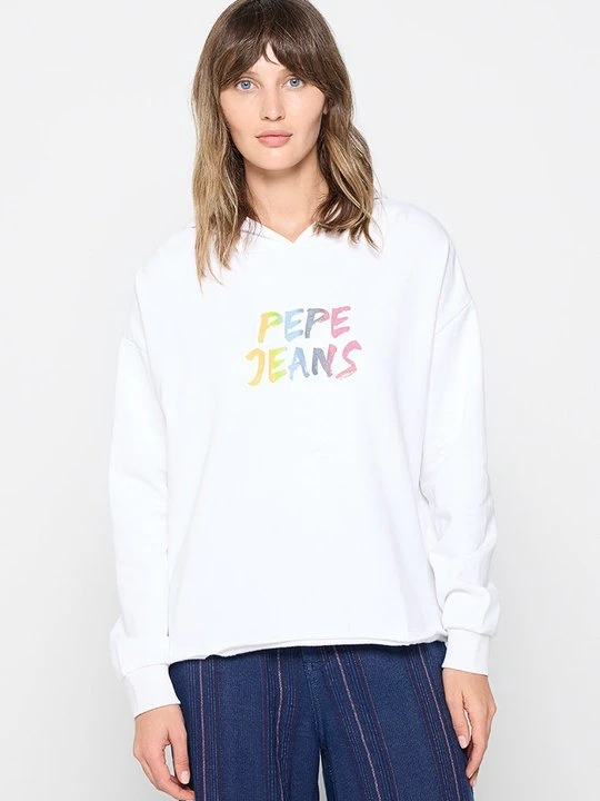Zdjęcie produktu Bluza z kapturem Pepe Jeans biały