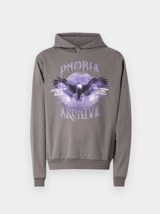 Zdjęcie produktu Bluza z kapturem PHOBIA ARCHIVE szary