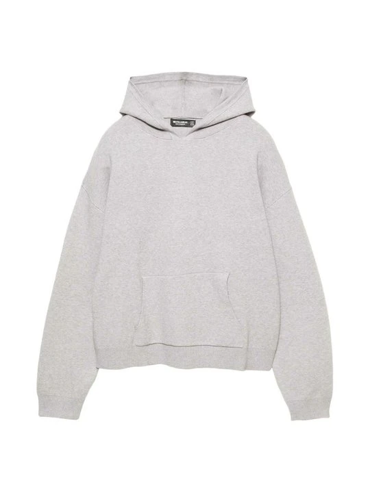 Zdjęcie produktu Bluza z kapturem PULL&BEAR jasnoszary