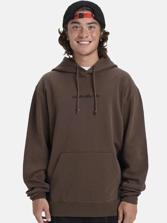 Zdjęcie produktu Bluza z kapturem Quiksilver ciemnobrązowy melanż