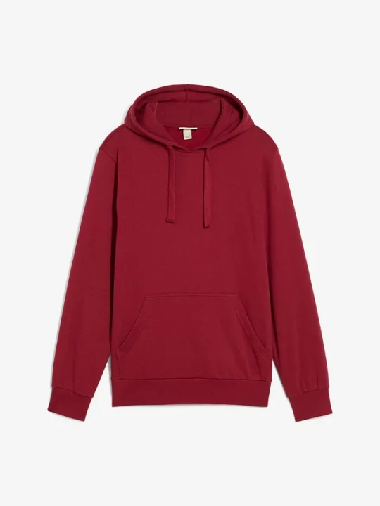 Zdjęcie produktu Bluza z kapturem, regular fit BonPrix czerwony