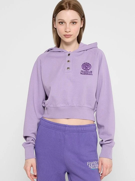 Zdjęcie produktu Bluza z kapturem Replay fioletowy
