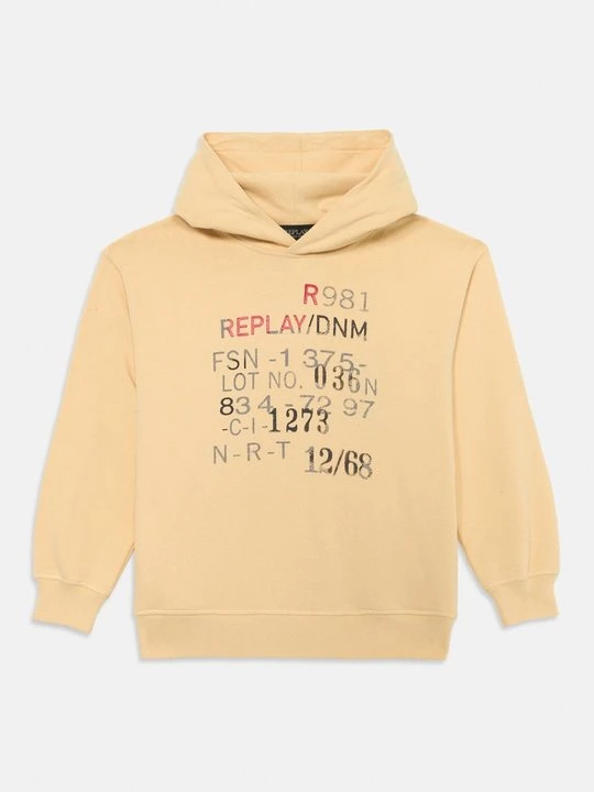 Zdjęcie produktu Bluza z kapturem Replay beżowy