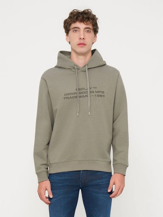Zdjęcie produktu Bluza z kapturem Replay khaki