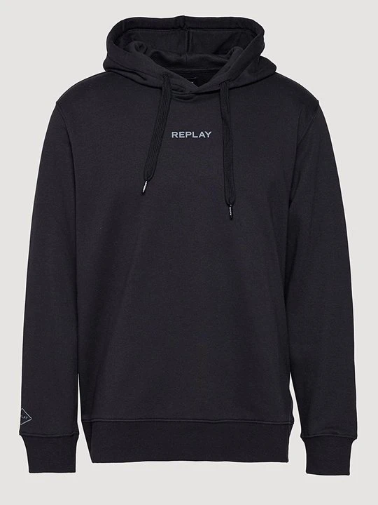 Zdjęcie produktu Bluza z kapturem Replay czarny